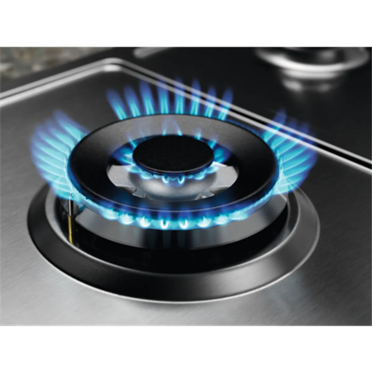 Electrolux KGS64362SX Slim line 4 égős gázfőzőlap WOK égő 4000W Marianne égő 2000W elöl jobb oldali kezelő #5