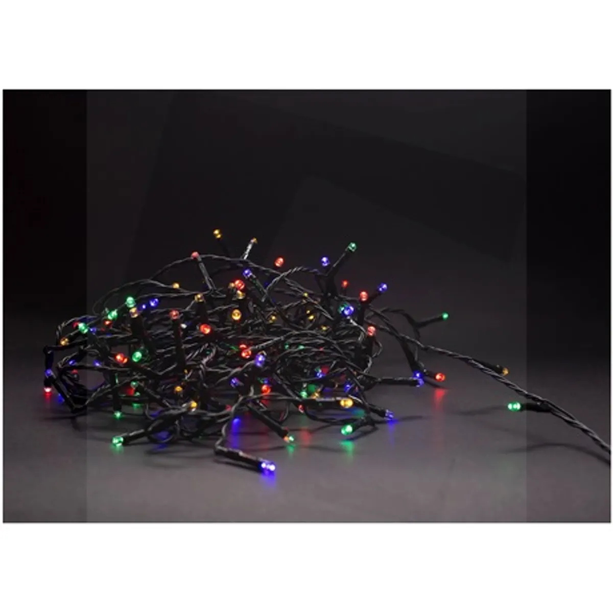 Entac ECL-IR-50MC Karácsonyi füzér 50 LED színes IP44 5 m távirányítóval #1
