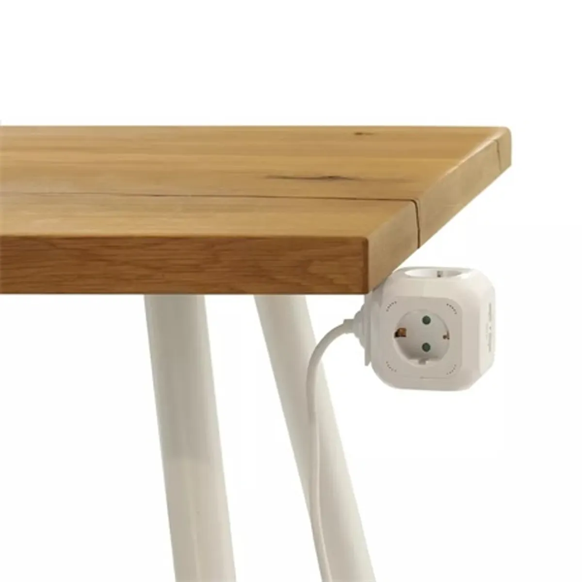 Emos P04219GU kocka hosszabbító 4 aljzat USB 2x 1,9 m fehér #6