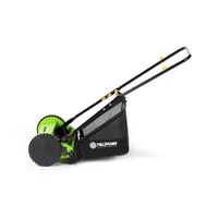 Fieldmann FZR 1010 Fűnyíró 400 mm vágásmagasság 14-43 mm 5 éles késsel 35 l kosár lehajtható fogantyú #2