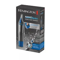 Remington NE3850 orr- és fülszőrzetvágó antibakteriális nanosilver bevonat, 2 cserélhető fej, zuhanyálló, elemes üzemmód 1xAA, Comfort Tip, késtisztító rendszer #2