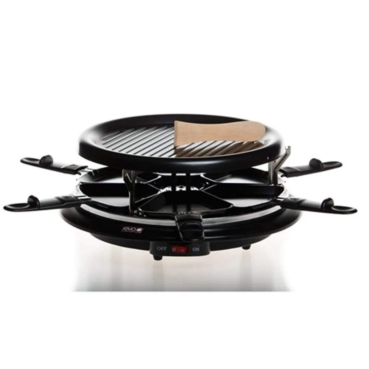 Eva 022798 Raclette grillsütő 900 W 28 cm 6 db raclette lap #1