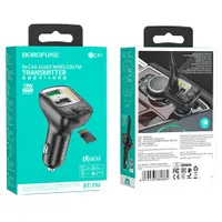 Borofone BC41 autós FM transzmitter Bluetooth 5.0 QC3.0 18W USB-A TF kártya lejátszás #2