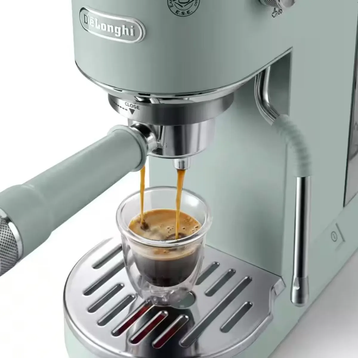 Delonghi EC890.GR Dedica Duo manuális eszpresszó kávéfőző 15 bar 1,1 l 1450 W zöld My LatteArt gőzölőpálcával #4