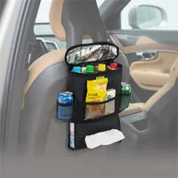 MNC 54923T ülésre akasztható rendszerező thermopack, 5 zseb, hálós zsebek, fejtámlára rögzíthető, 40 x 30 x 7 cm, max terhelhetőség 5 kg, fekete #1