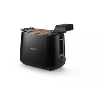 Philips HD2583/90 daily collection kenyérpirító 2 szeletes 900W 8 pirítási fokozat automatikus kikapcsolás kiolvasztás újramelegítés zsemle melegítés
