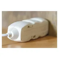 Emos P0321R elosztó 3 aljzat 1,5 m fehér PVC H05VV-F3G 1,5 mm2 Schuko gyerekzár #6