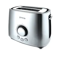 Gorenje T1000E kenyérpirító rozsdamentes acél 2 szeletes 1000 W 7 fokozat