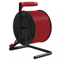 Emos P092501 kábeldob 50 m 4 aljzat 1,5 mm2 PVC piros Schuko IP20 230 V 16 A #7
