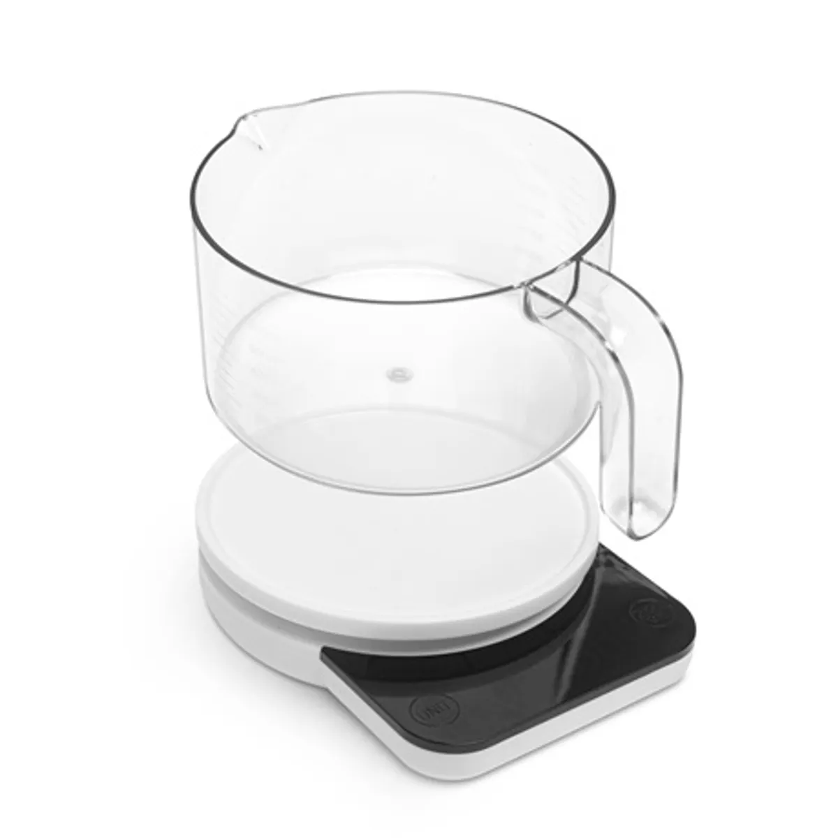 Bewello BW1019 digitális mérőkancsó 800 ml és 3 kg 0,1 g tárazás kivehető kancsórész g lb oz ml műanyag #2