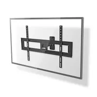 Nedis TVWM1450BK fali tv-tartókonzol 37"-70", 35 kg, 2 forgáspont, 170 fok forgatás, 20 fok dőlés, VESA 100x100-400x400, faltávolság 220 mm #2