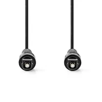 Nedis CAGL25000BK50 optikai audió kábel TosLink dugó, hossz 5m, fekete #2