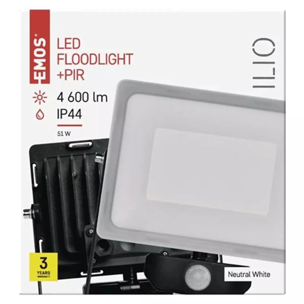 Emos ZS2940 Ilio led reflektor 50W 4000 lm mozgásérzékelővel IP44 #7