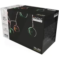 Entac ECL-CCBD-10WW karácsonyi gömb füzér 10 LED WW 1,65 m #2