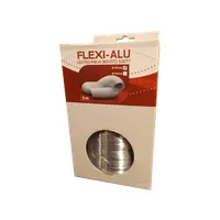 Gonal FA-125-3 Flexi-Alu bekötő szett 3 m hosszú, 125 mm átmérőjű cső, 2 bilincs, 2 rögzítő szalag