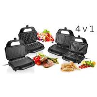 Eta 315190010 Sorento 4 az 1-ben szendvicssütő 4 csere lap tapadásmentes 900 W automatikus hőmérséklet szabályozás fényjelzők hőbiztosíték #8
