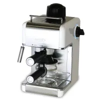 Hauser CE929W Kávéfőző presszó 4 csésze kapacitás 800W gőzölő kivehető csepegtető tálca fehér