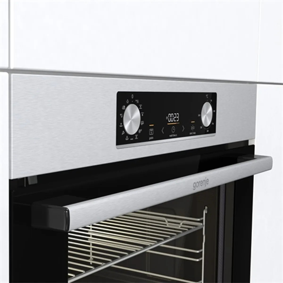 Gorenje BPS6737E03X beépíthető sütő rozsdamentes acél 77 l pirolízis homemade plus airfry softopen és softclose #6
