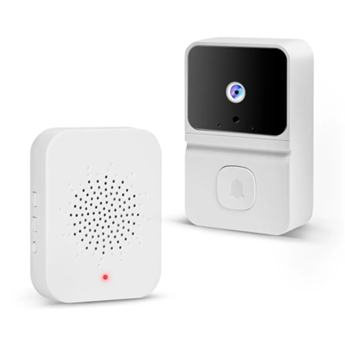Delight Smart 55385WH Smart Wi-Fi videó kaputelefon kültéri akkumulátoros beltéri USB-C töltés 2 MP kamera 150°/120° látószög IR éjjellátó IP20 #1
