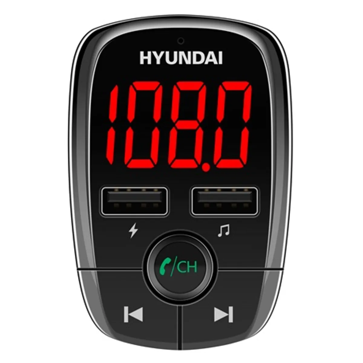 Hyundai FMT380BTCHARGE FM adó LED kijelző Bluetooth 5.0 87,5-108 MHz USB 32 GB Micro SD 32 GB MP3 WMA WAV APE 12-24 V 5 V max 2,4 A #6