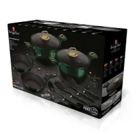 Berlinger Haus BH7039 Emerald Collection 10 részes edénykészlet kovácsolt alumínium 3 rétegű titán bevonat indukciós talp #2