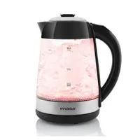 Hyundai VK780 vízforraló üveg kivitel 1,7 l, hőmérsékletszabályozó 40-100 °C, melegen tartás 120 perc, automatikus kikapcsolás, levehető szűrő #1