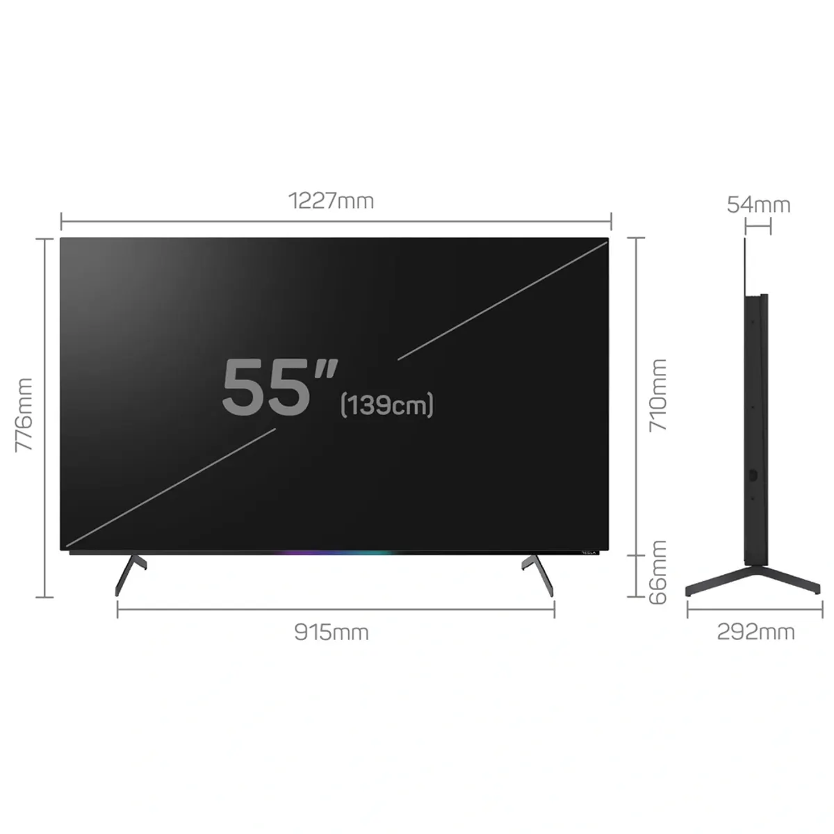 Tesla O55S949GUS OLED 55" 4K UHD Google TV Dolby Vision HDR 120 Hz #5