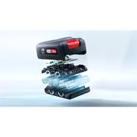 Bosch BCS8214BL Unlimited S8 vezeték nélküli porszívó 2in1 kis fej résszívó billentyűzet- és fiókszívó #10