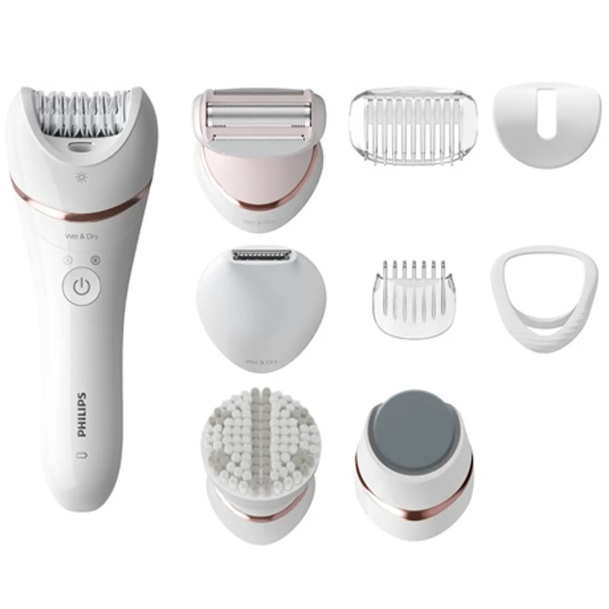 Philips BRE740/10 Satinelle advanced nedves és száraz epilátor 70000 fordulat per perc, extra széles fej, 9 kiegészítő #2