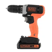 Black and Decker BCD001C1-QW akkumulátoros fúró-csavarozó 18V Li-Ion 1,5Ah 10 mm gyorsbefogású tokmány 37 Nm LED #1