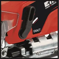 Einhell TC-JS 18 LI 1X2,5 AH Dekopírfűrész Power X-Change 18V Li-Ion porelszívás 70mm fa vágás 45 fok #2