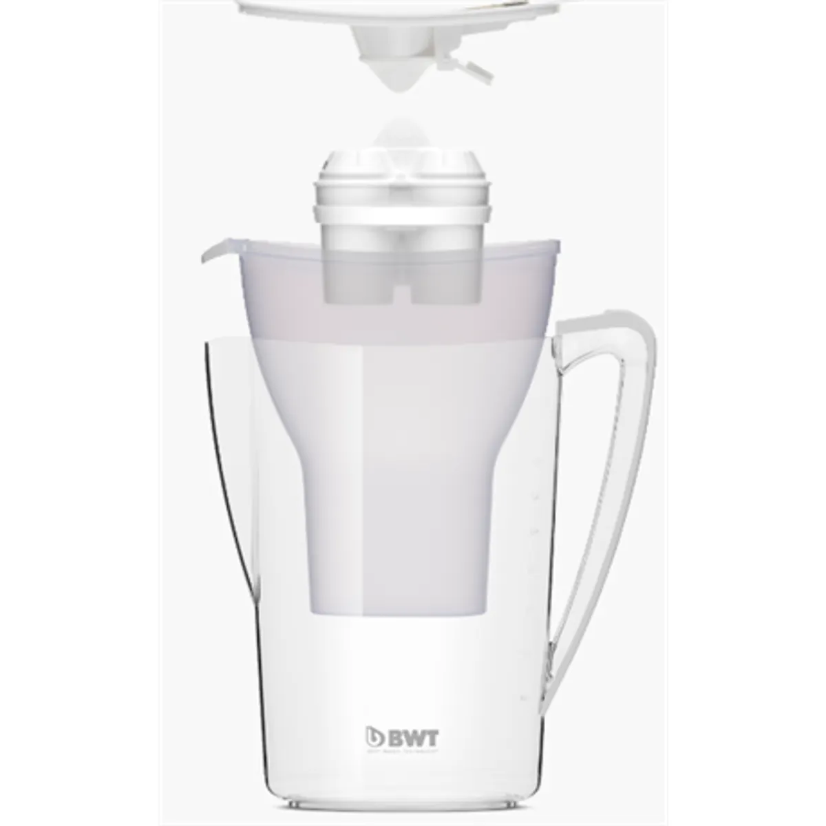 Bwt 815821 vízszűrő kancsó Vida Manual 2,6 L, 1,4 L szűrt víz, 120 L szűrés, Easy-Control, fehér műanyag #3