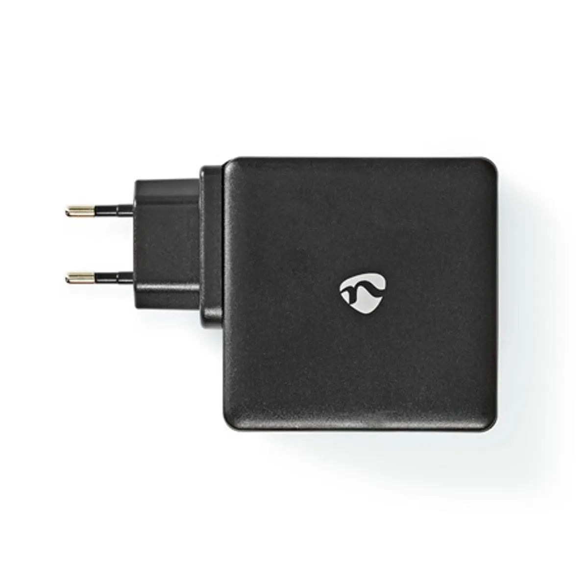 Nedis WCPD65W110BK fali töltő PD3.0 65W 2x USB-C automatikus feszültség kiválasztás EU UK csatlakozóval #3