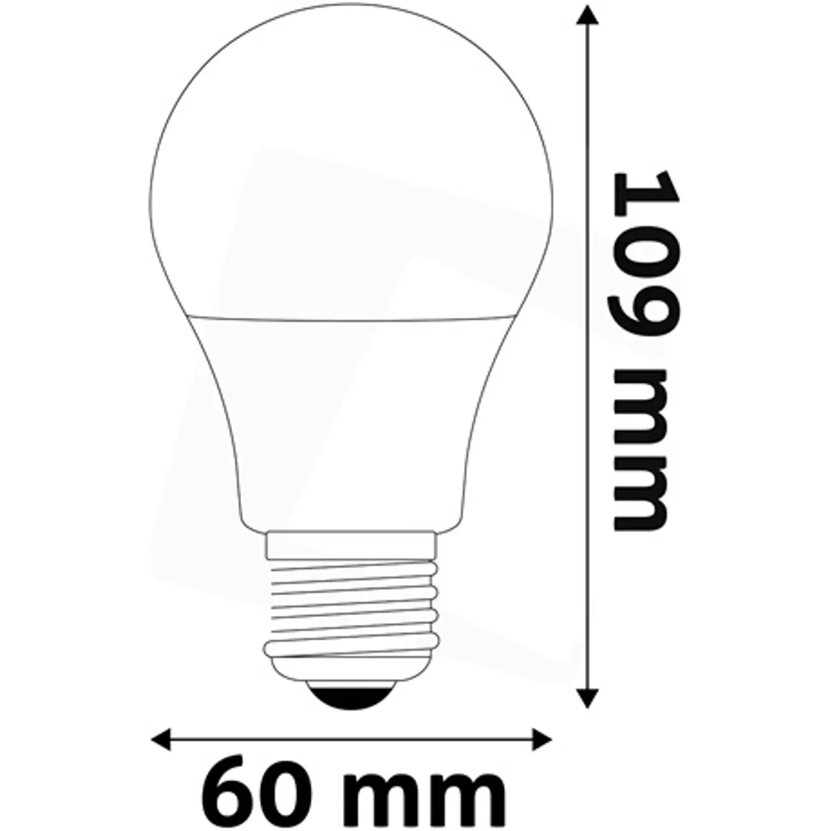 Avide ABG27NW-9.5W-AP LED Izzó A60 E27 4000K 1055 lm #2