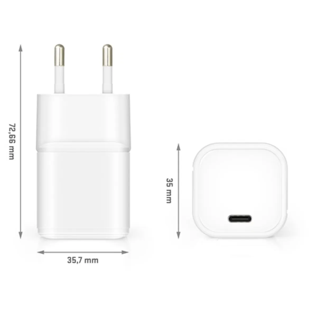 Yenkee YAC 3045 GaN töltő 45W USB-C PD adaptív gyorstöltés #2