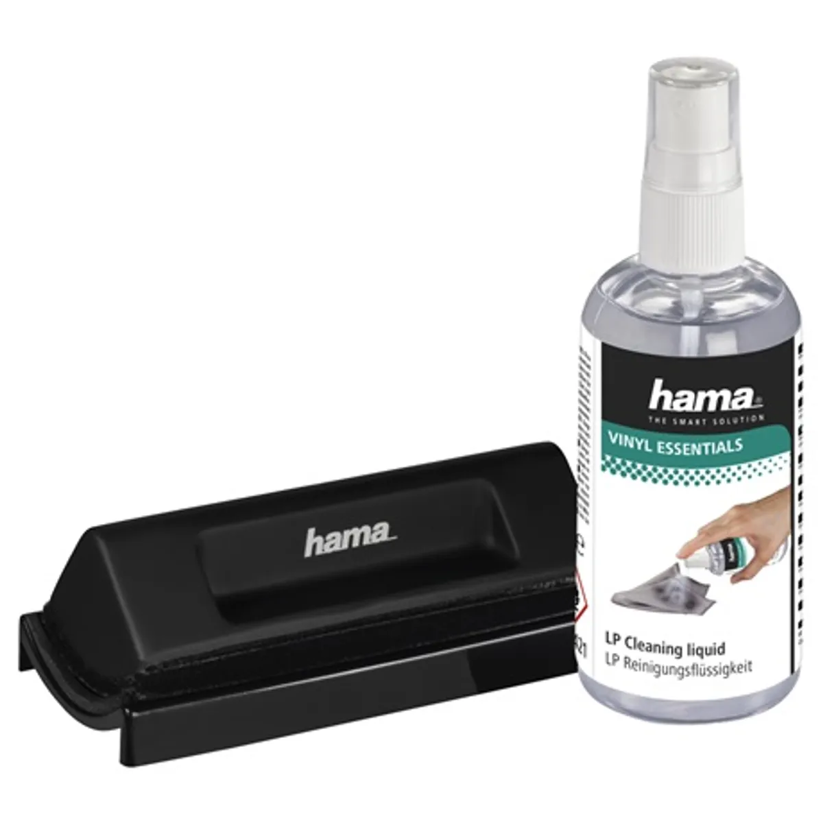 Hama 00181421 bakelit lemez tisztító készlet 100 ml tisztítófolyadék tisztító kefe #1