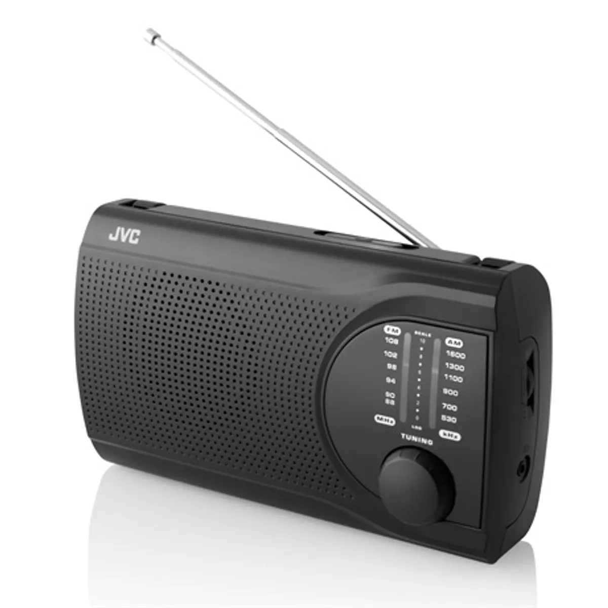 Jvc RAE321B Táskarádió analóg FM AM tuner 0,5 W RMS hálózati vagy elemes 4 x C fülhallgató kimenet #5