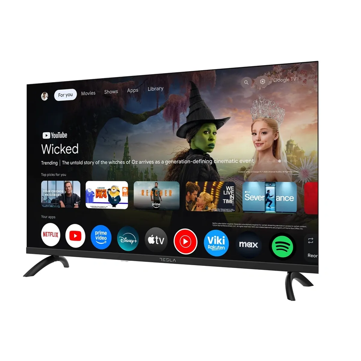 Tesla 32E655BHS HD Google Smart LED TV 32" #3