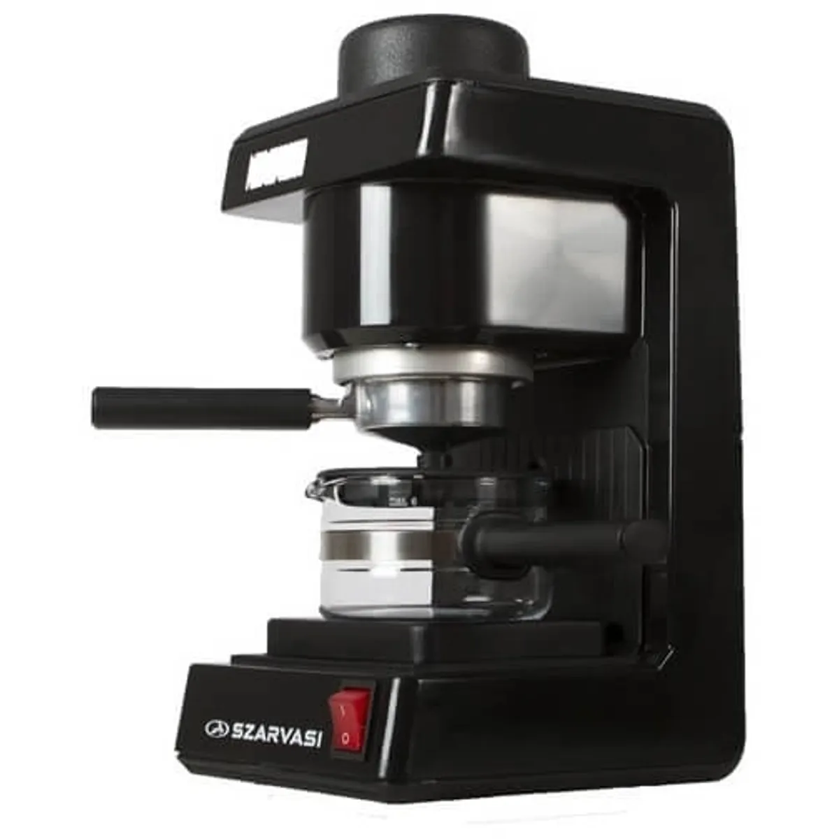 Szarvasi SZV612 FEKETE Mini espresso 6 adag dupla 2-6 személyes szűrővel 800W 3,04 bar gőzcsap nélkül #1