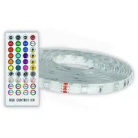 Avide ALSB5050RGBMU40-10M LED szalag 12V RGB 2x5m 40 LED/m Zene vezérlés IR távirányító #1