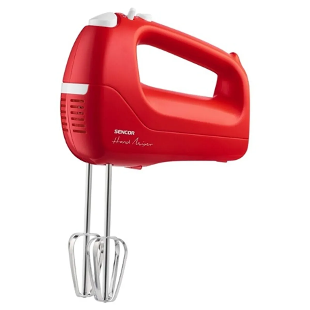 Sencor SHM 5404RD kézi mixer 200 W 5 fokozat Turbo rozsdamentes acél habverő- és dagasztókarok #2