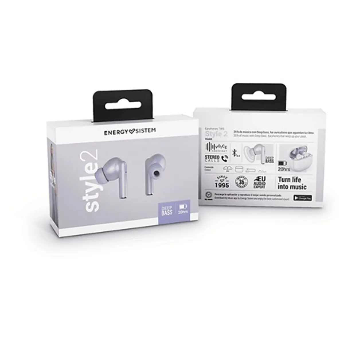 Energy Sistem EN 452965 Style 2 lila True Wireless fülhallgató #6