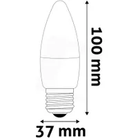 Avide ABC27NW-6W LED Candle Izzó E27 C37 NW 4000K 560 lm #2