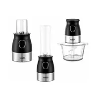 Hauser BC326B turmixgép 3in1, 600ml Tritan pohár, 100ml daráló, 2L üveg aprítóedény, 4 pengével, 300W #1