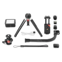 Yenkee YSM 720 Vlog készlet LED lámpa 9W 56 LED 800 lm 6000K USB-C 2000mAh telefon tartó 56-68mm #1