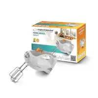 Esperanza EKM009 Donut kézimixer állítható sebesség eject funkció turbo 250 W 2 rozsdamentes acél keverő 2 habverő #2