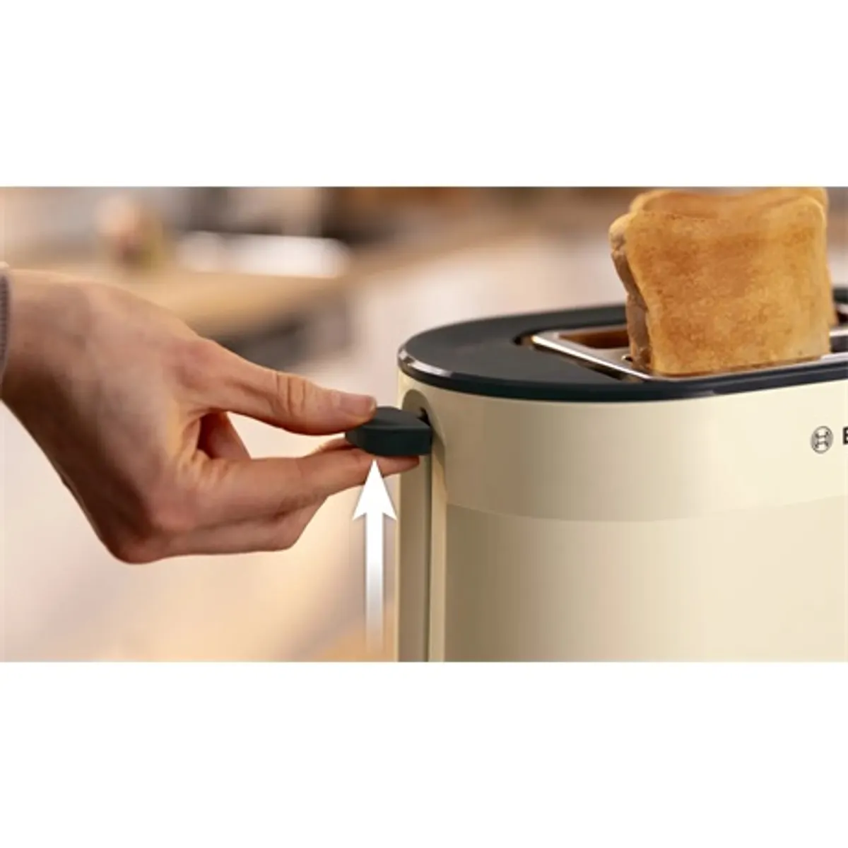 Bosch TAT2M127 kenyérpirító 2-szeletes krémszínű kiolvasztás felmelegítés automatikus kikapcsolás #6