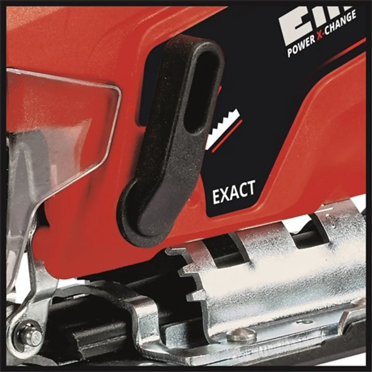 Einhell TC-JS 18 LI - SOLO dekopírfűrész akkumulátoros Power X-Change, lengő előtolás állítható, fúvó funkció, gyorsszerszám-csere #3