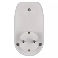 Emos P0072 fehér aljzat elosztó schuko 1 aljzat és 2 usb, gyerekzár, ip20, műanyag, 3680 w #3