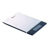 Bergner BGMP-9058 konyhai mérleg 5 kg LCD 16x23 cm 3xAAA ABS fém edzett üveg fekete rozsdamentes acél automatikus kikapcsolás tarazási funkció hőmérő óra #1